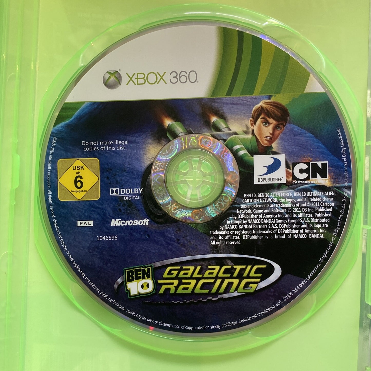 Ben 10: Galactic Racing Xbox 360 Game PAL AUS (2011) Cartoon Network