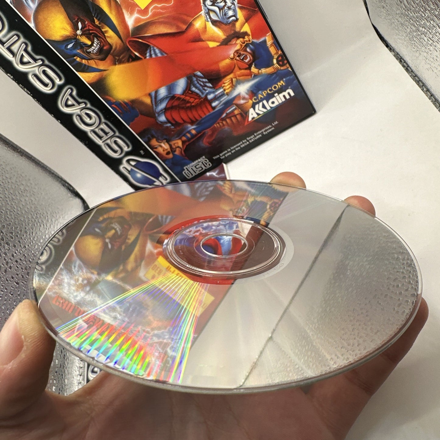 X-Men: Children of the Atom • Sega Saturn + Manual (1996) PAL Complete • Capcom