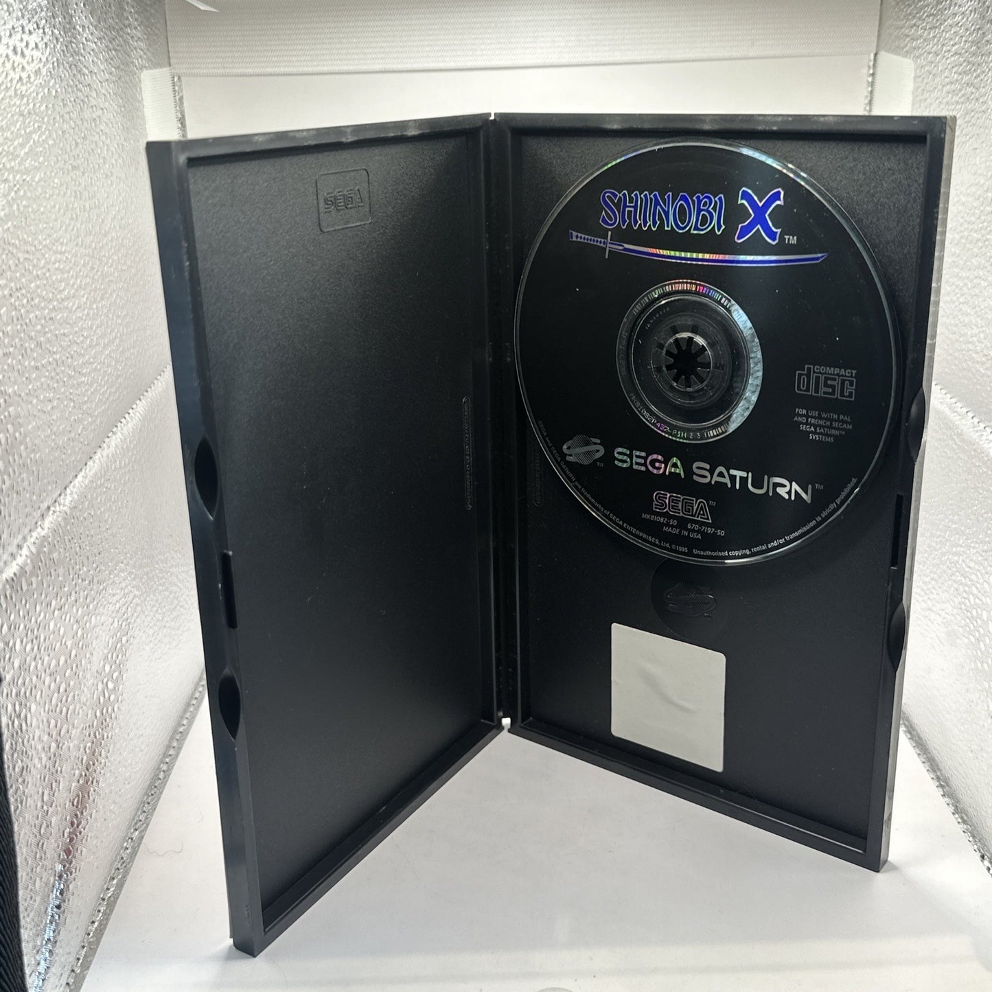 Shinobi X • Sega Saturn Game PAL (1995) TESTED/WORKING • Shinobi Legions