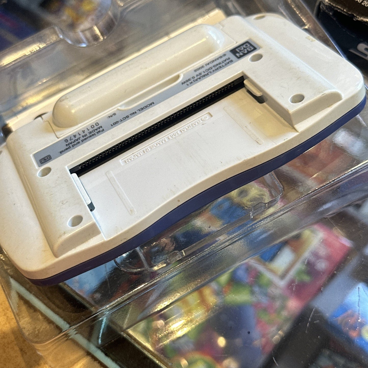 Bandai Wonder Swan Crystal Blue Violet Console Boxed + Manual • SwanCrystal