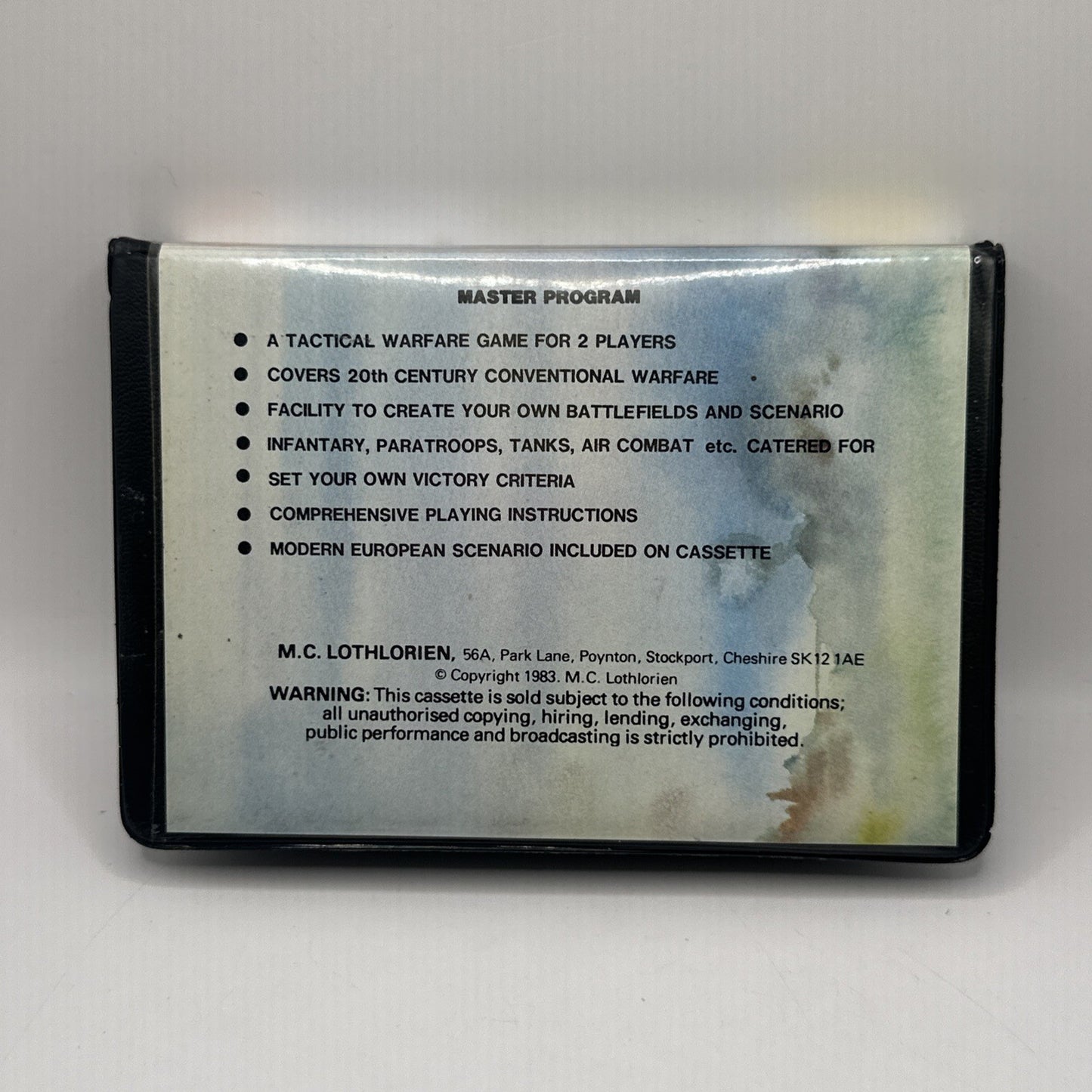 Confrontation • ZX Spectrum PC Game + Manual (1983) Lothlorien Complete Vintage