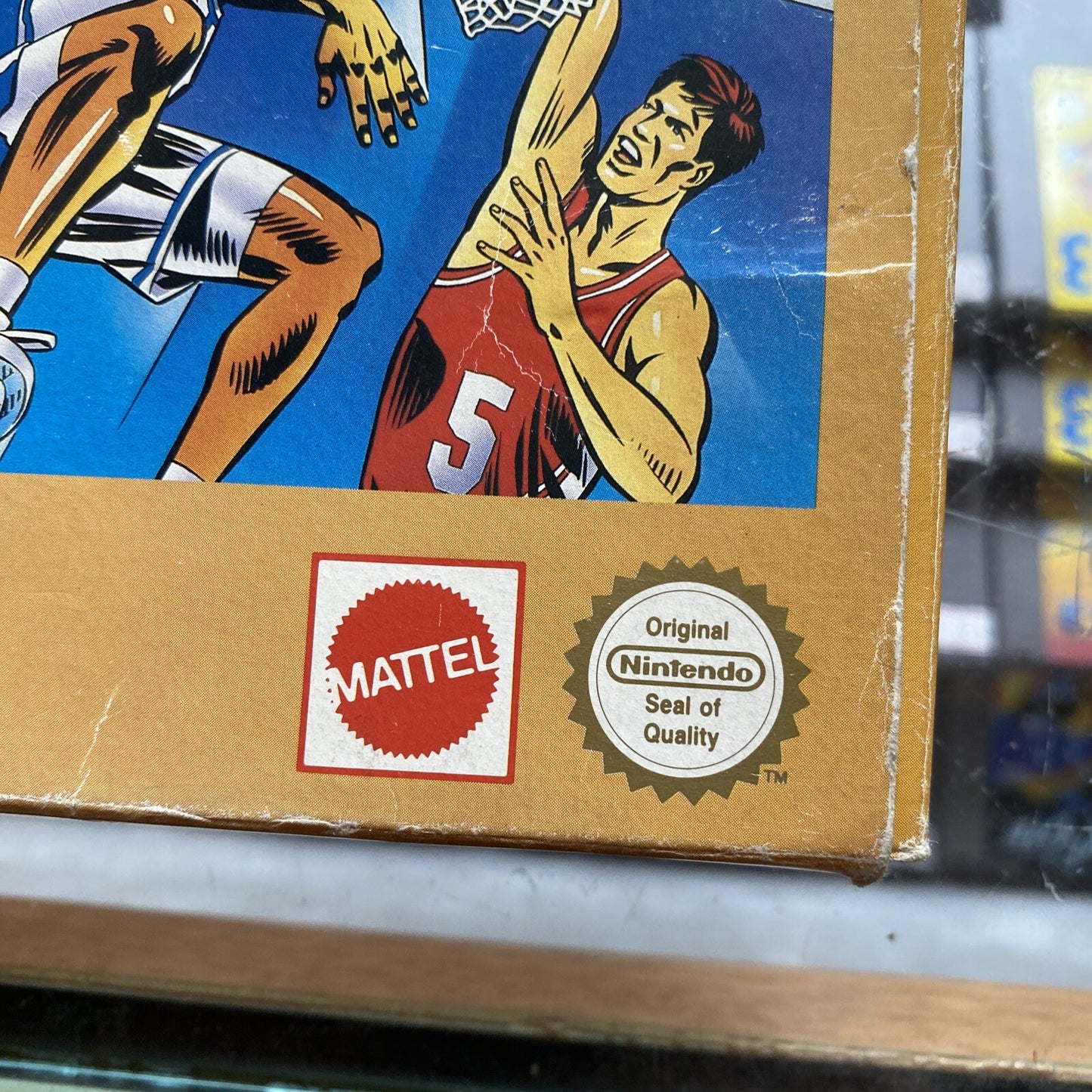 World League Basketball Super Nintendo Game In Box (1992) PAL Mattel SNES Boxed