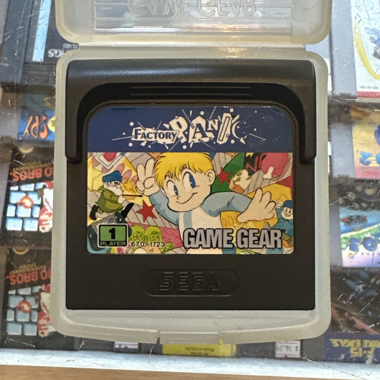 Factory Panic SEGA Game Gear In Box + Manual (1991) Boxed • PAL