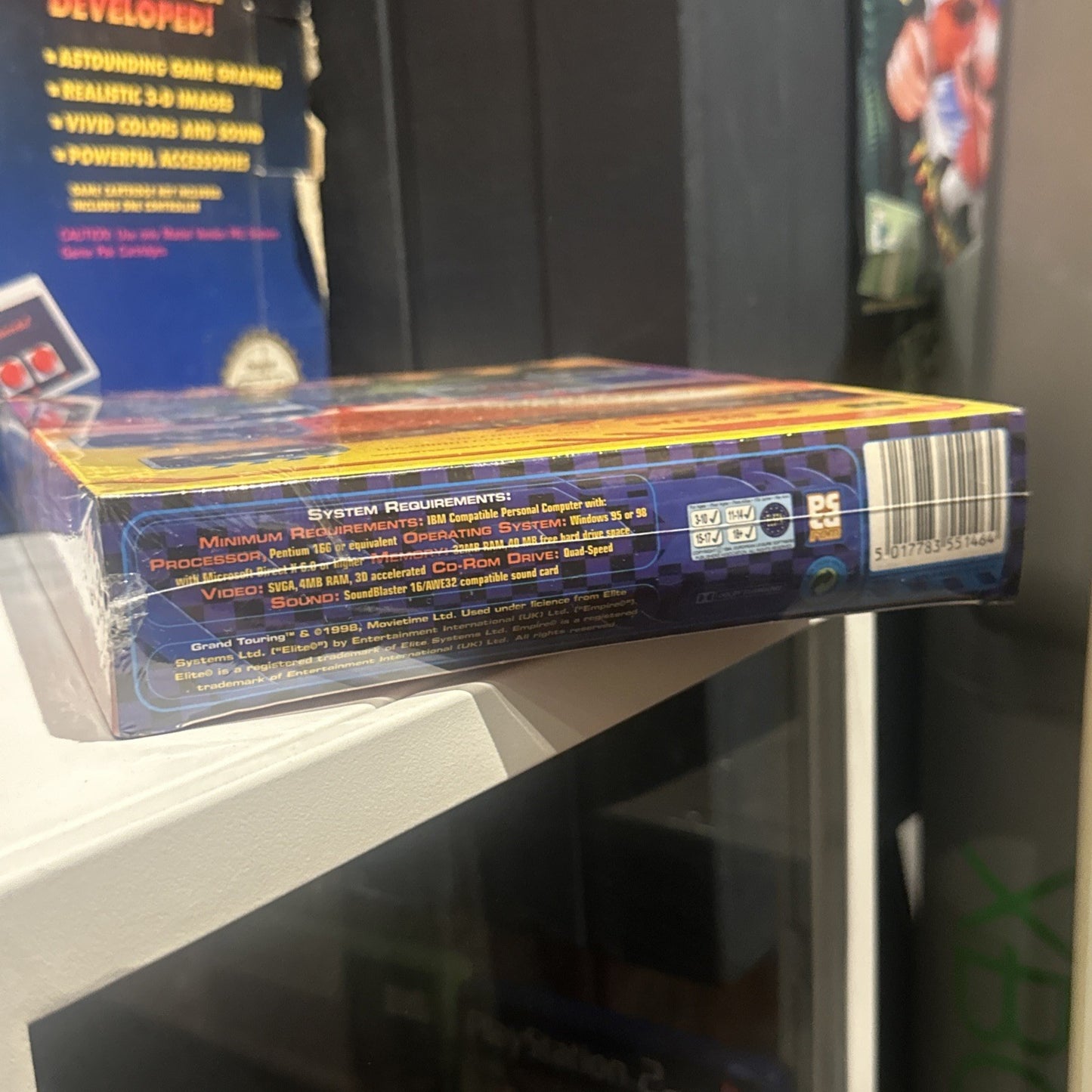 Grand Touring • Big Box PC Game SEALED/BRAND NEW (1998) Windows 95/98 Car Racing