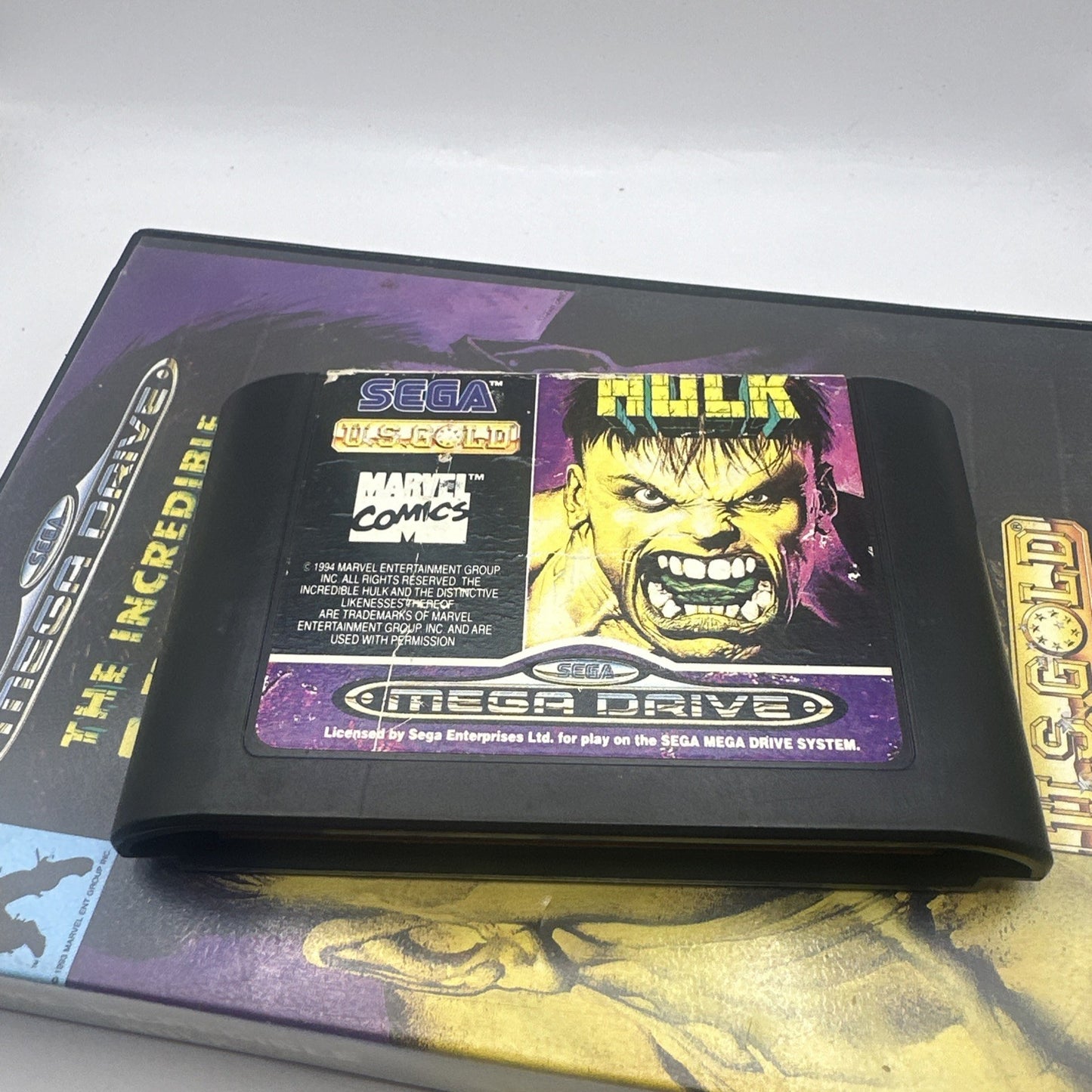 The Incredible Hulk • Sega Mega Drive Game (1994) PAL • Marvel