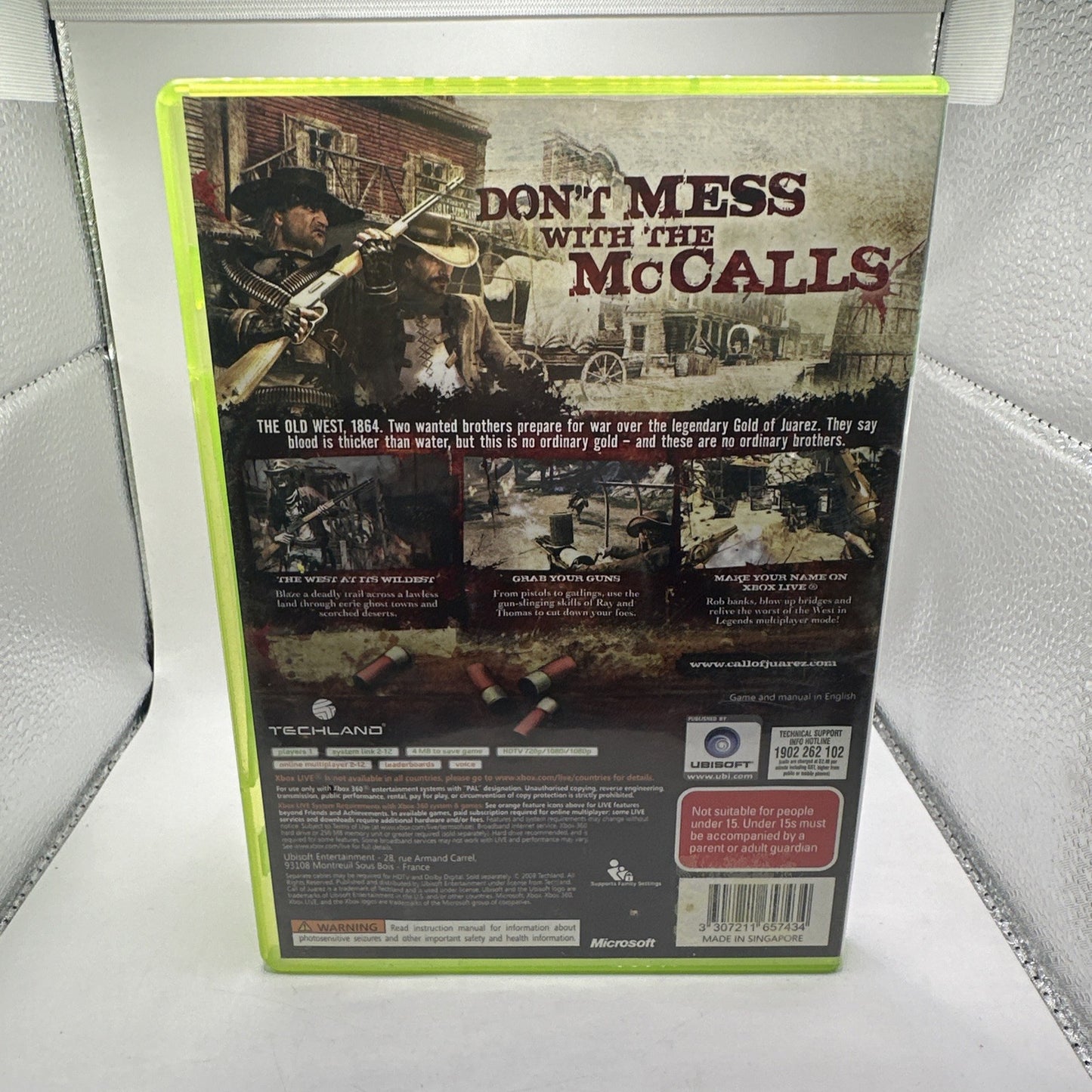 Call of Juarez: Bound in Blood • Xbox 360 Game (2009) PAL AUS • Ubisoft
