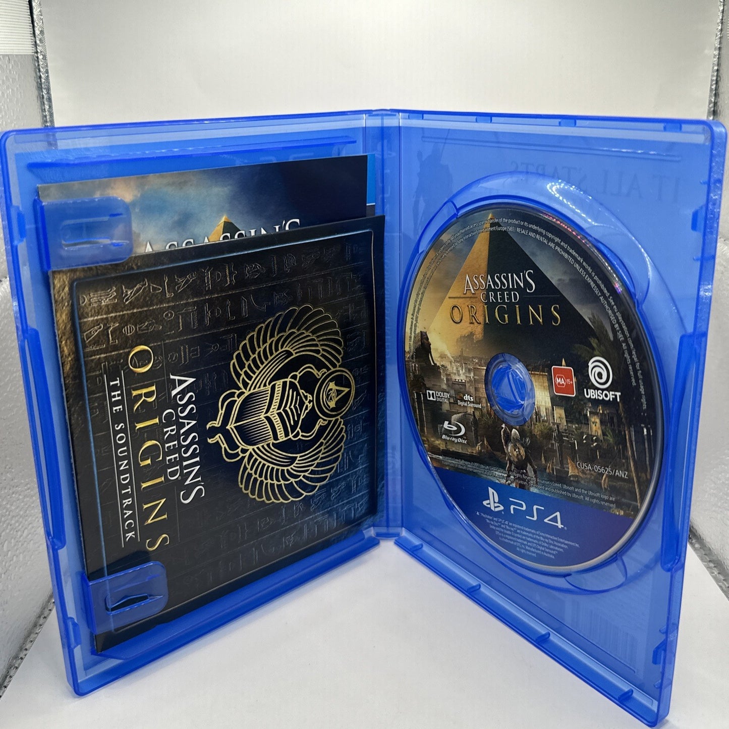 Assassin’s Creed: Origins Deluxe Edition • PlayStation 4 PS4 + Map & Manual + CD