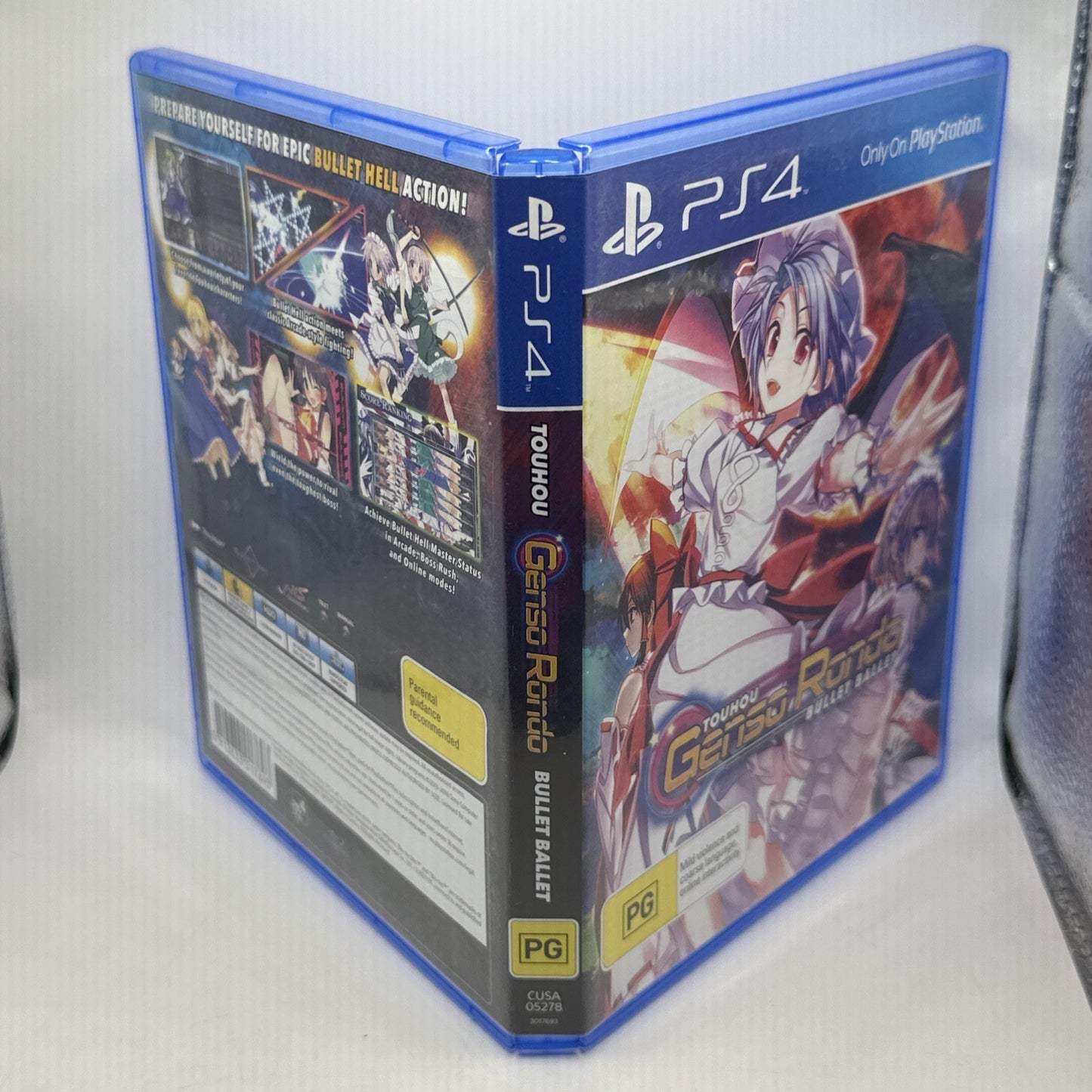 Touhou Genso Rondo Bullet Ballet • PlayStation 4 PS4 Game (2016) NIS Bullet Hell