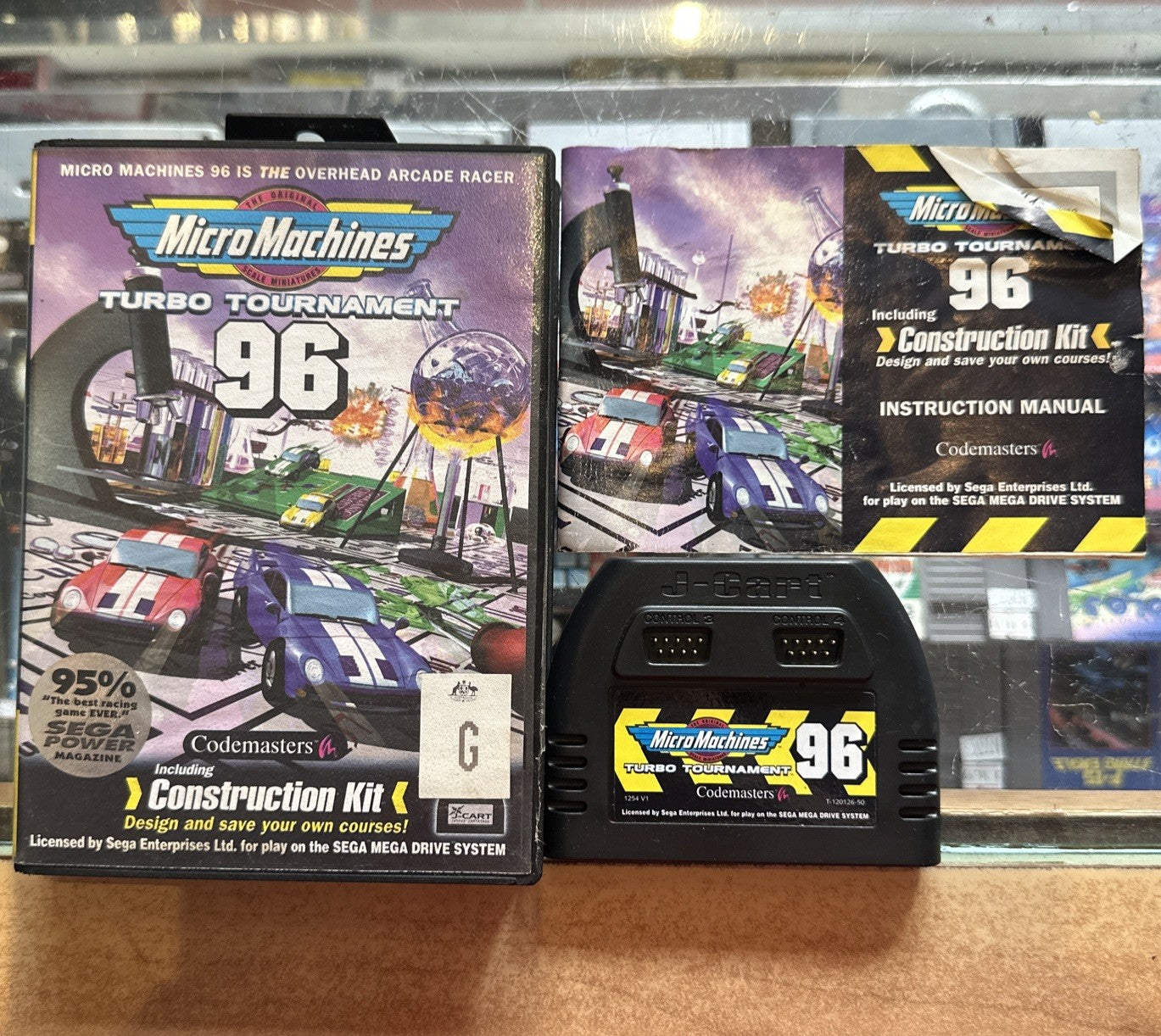 Micro Machines: Turbo Tournament 96 • SEGA Mega Drive Game + Manual (1995) PAL