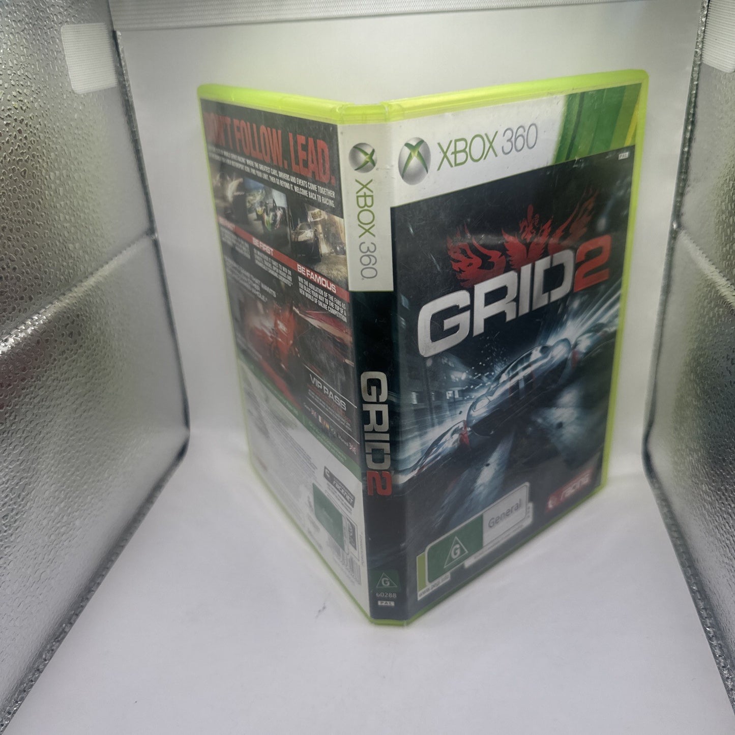Grid 2 • Xbox 360 Game + Manual (2013) PAL • Complete CIB • Car Racing