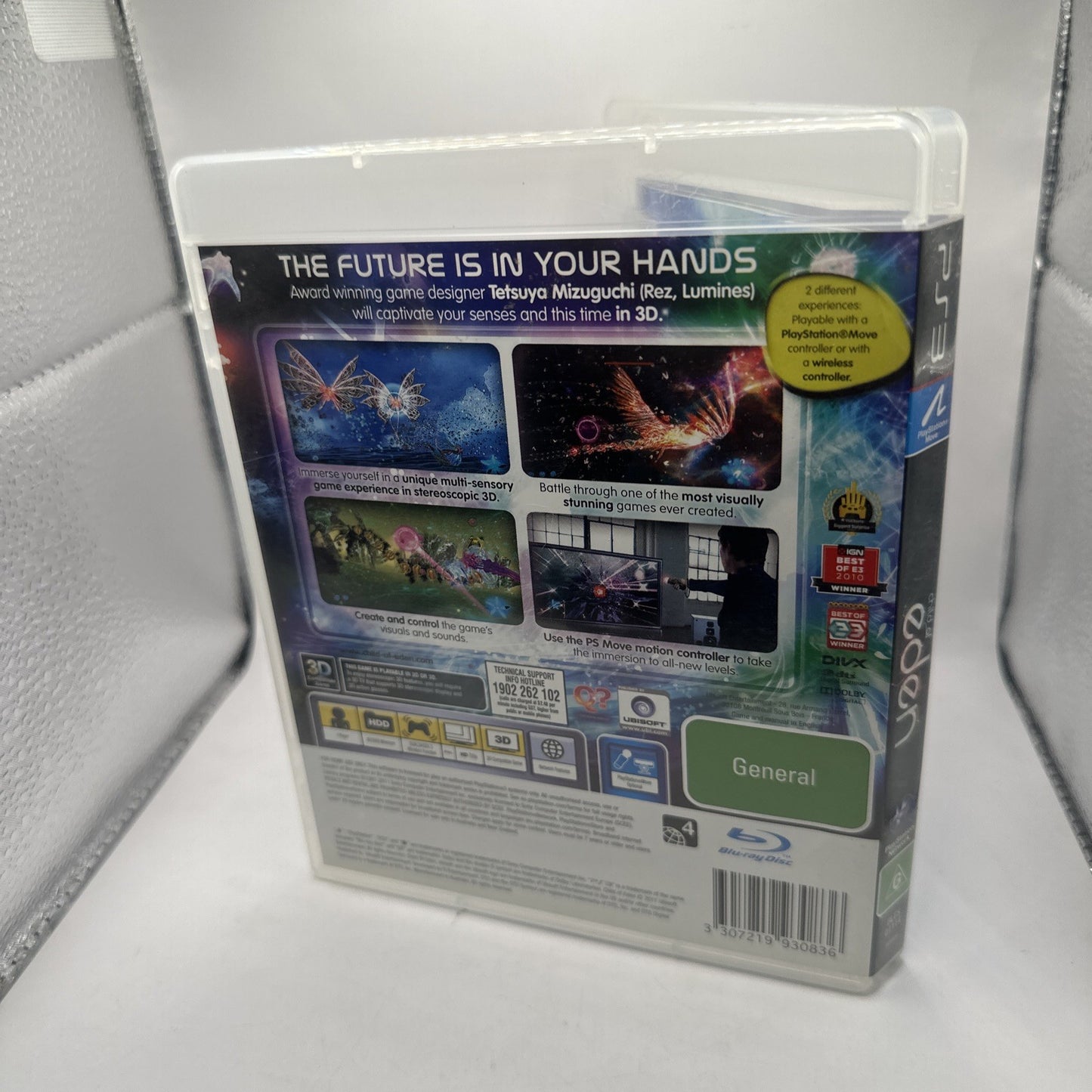 Child of Eden • PlayStation 3 PS3 Game + Manual (2011) AUS • Complete • Ubisoft