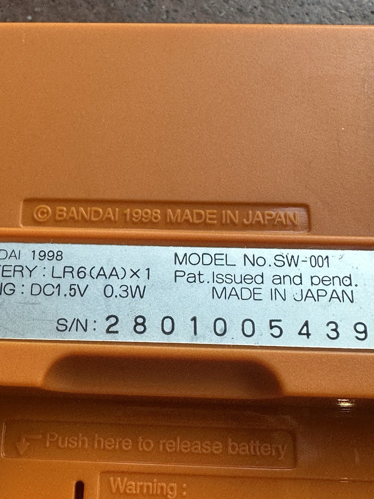 Bandai WonderSwan Console • Chocobo Final Fantasy Limited Edition Yellow SW-001