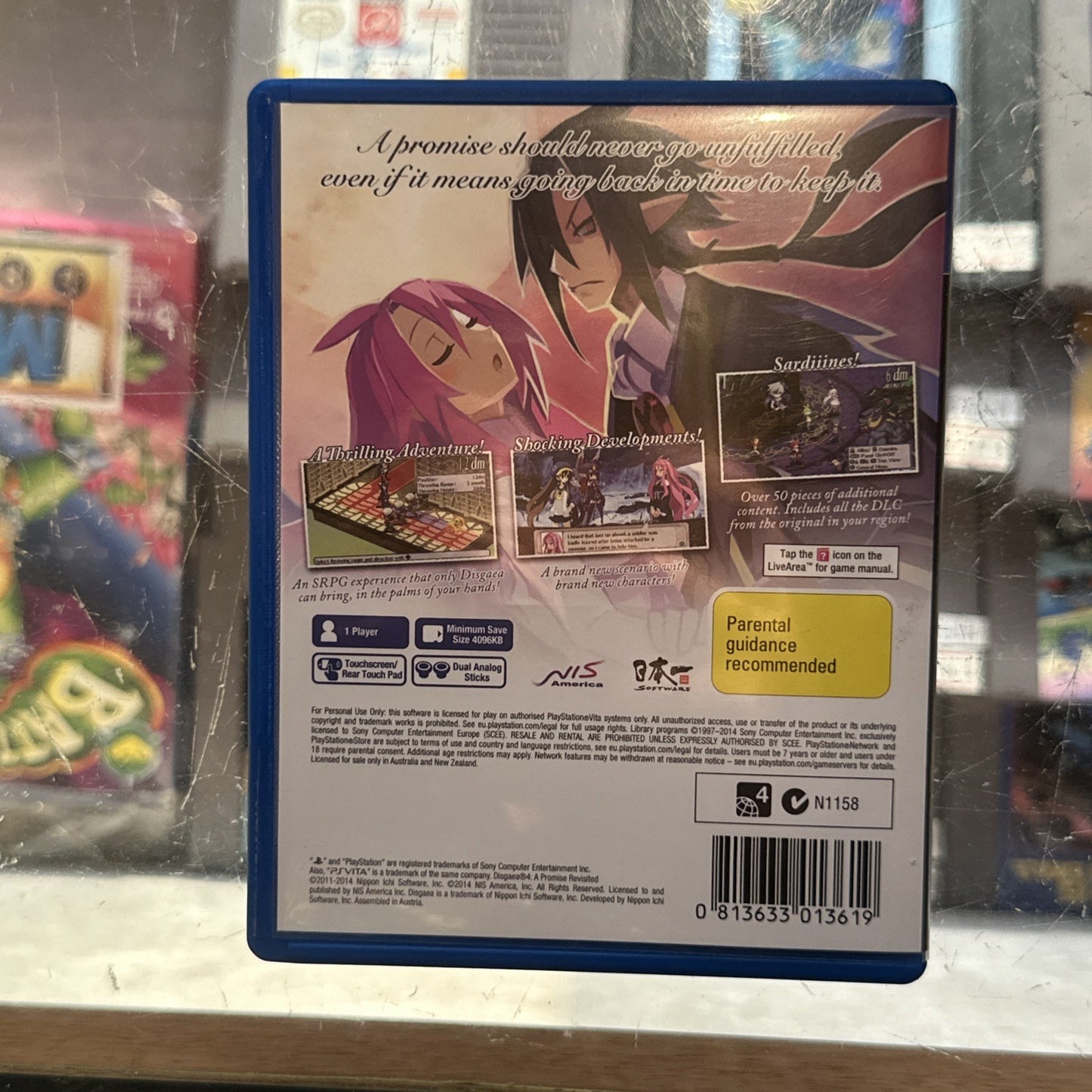 Disgaea 4: A Promise Revisted • Sony PS Vita PlayStation Vita Game (2014) AUS