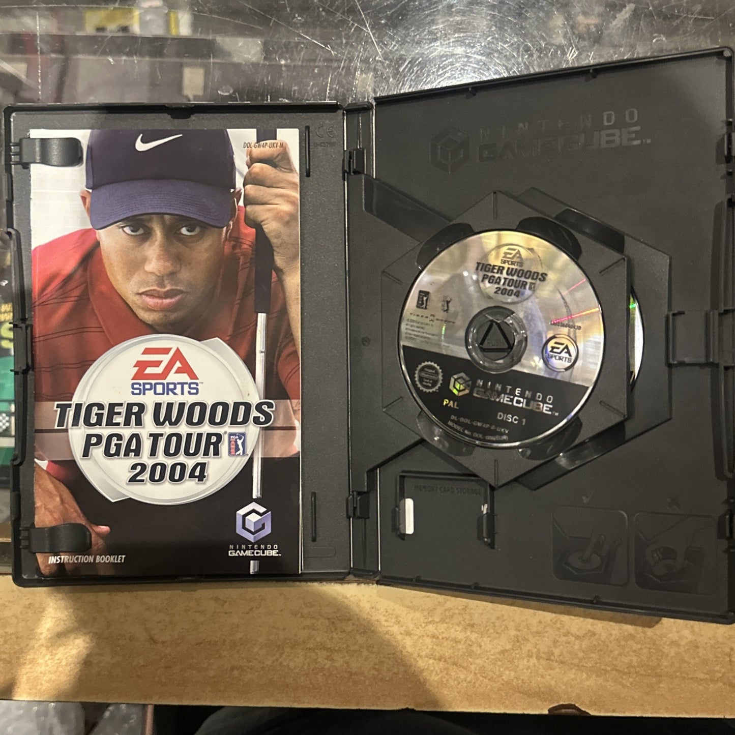 Tiger Woods PGA Tour 2004 • Nintendo GameCube Game + Manual PAL • Golf Games 04