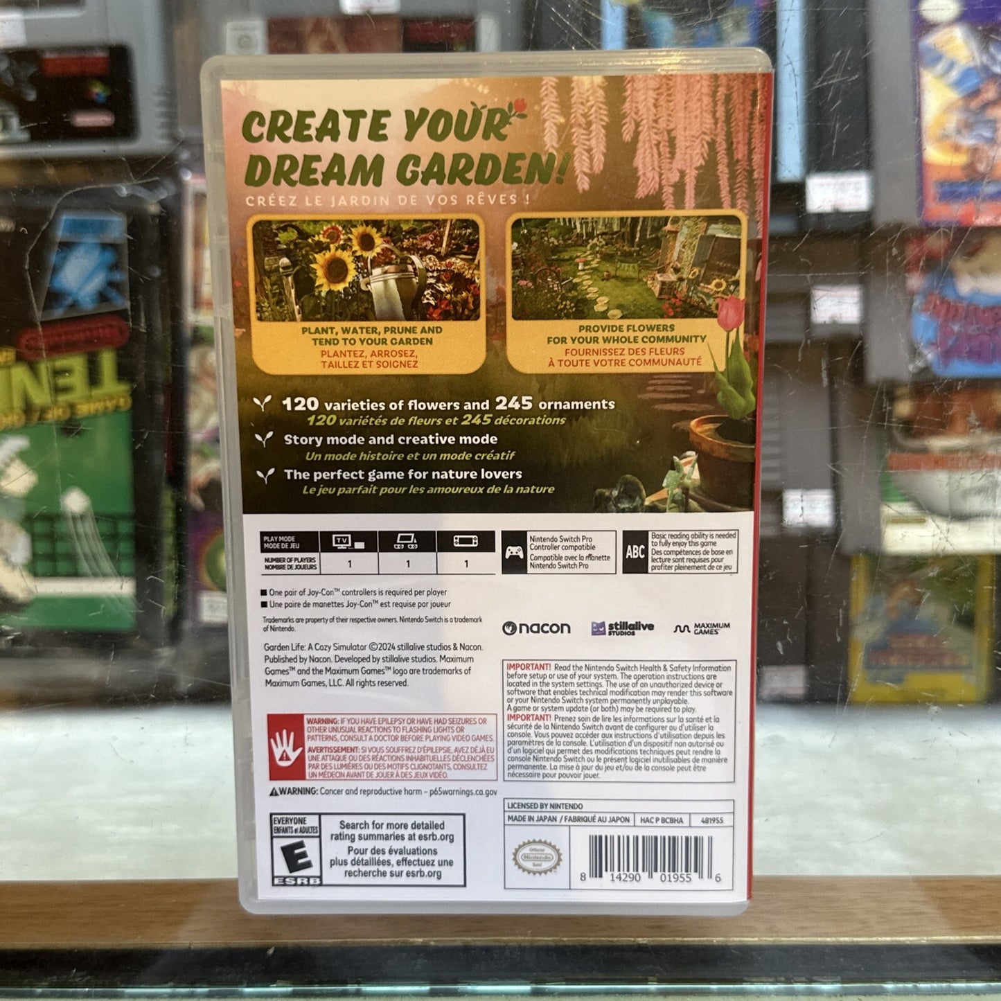 Garden Life: A Cozy Simulator • Nintendo Switch Game (2024) Nacon Gardening Sim