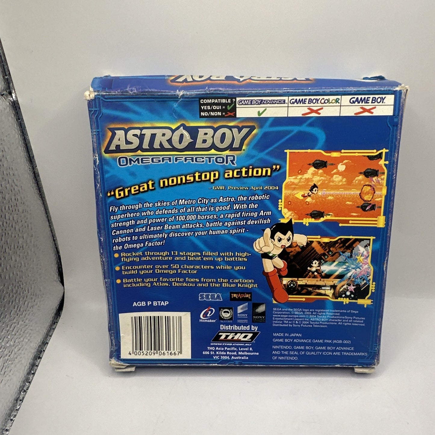 Astro Boy: Omega Factor • Nintendo Game Boy Advance GBA Game In Box Boxed SEGA
