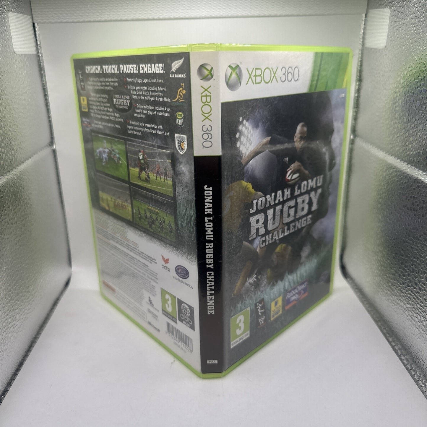 Jonah Lomu Rugby Challenge + Manual - Xbox 360 - Tested & Working!