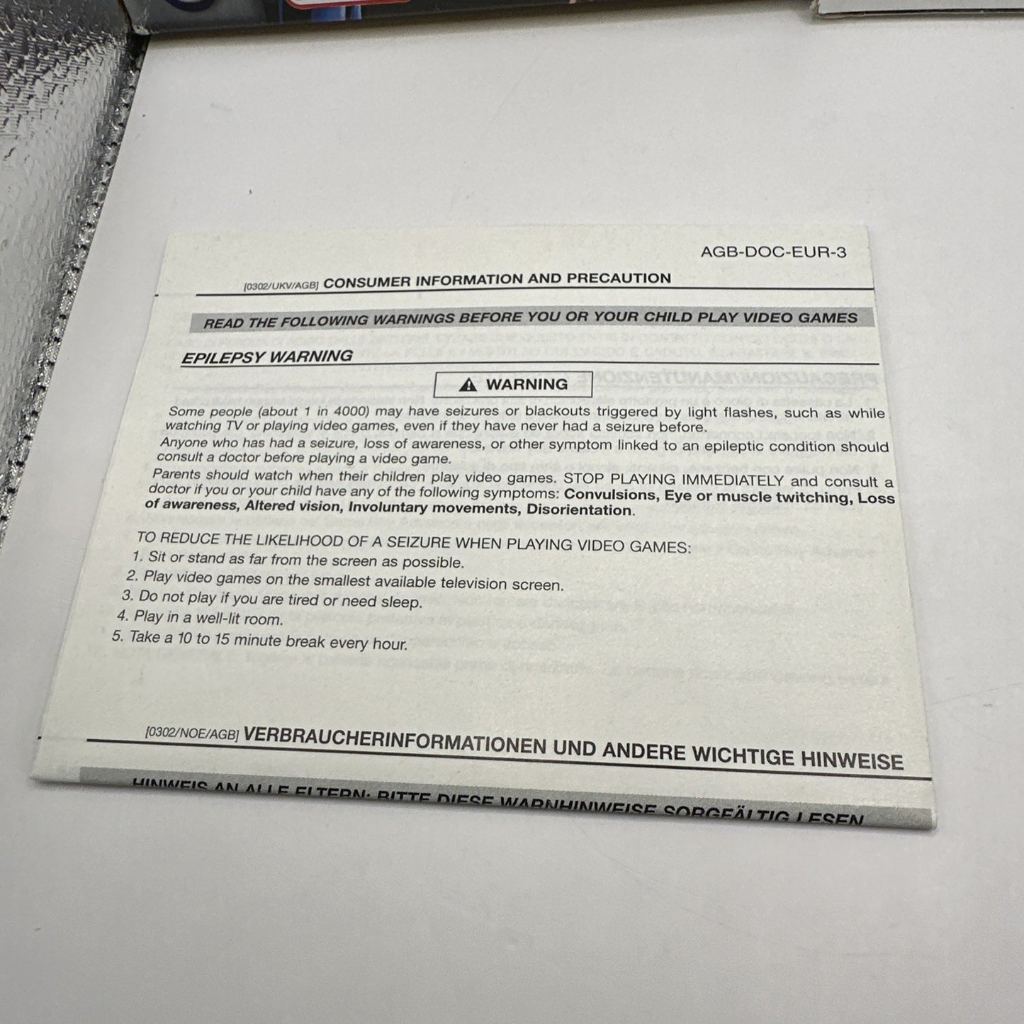 Yu-Gi-Oh The Sacred Cards • Nintendo Gameboy Advance GBA + Box + Manual • Boxed