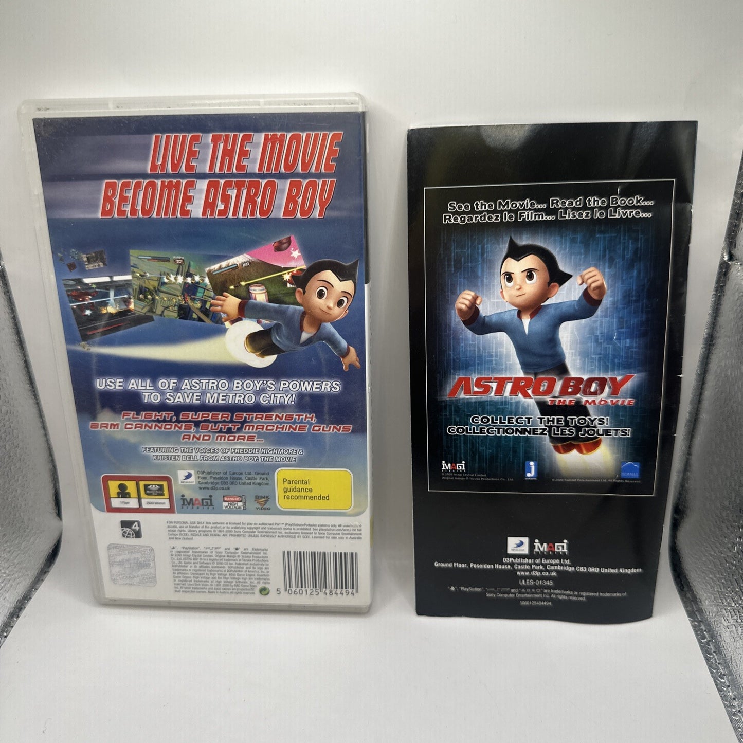 Astro Boy: The Video Game • PlayStation Portable PSP Game + Manual (2009) AUS