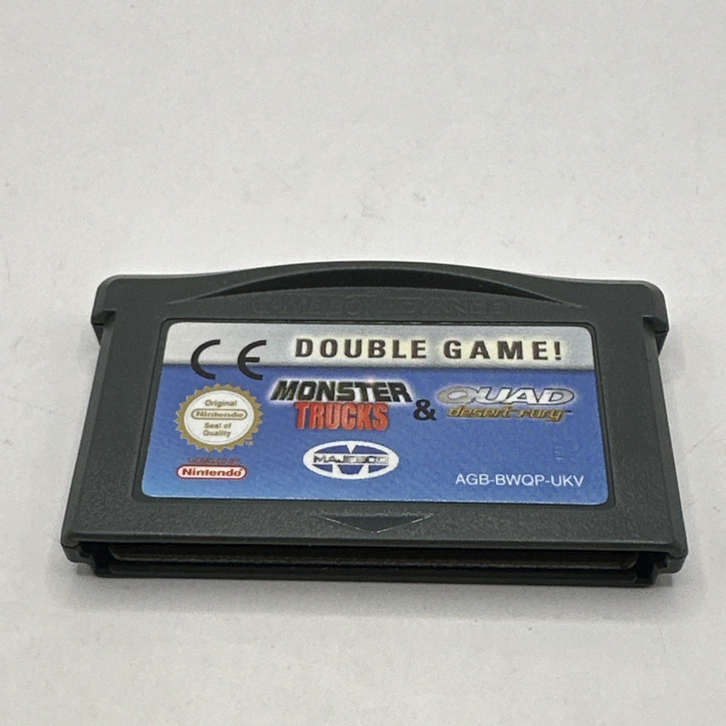 Double Game! Monster Trucks & Quad Desert Fury • Nintendo GBA Gameboy Advance