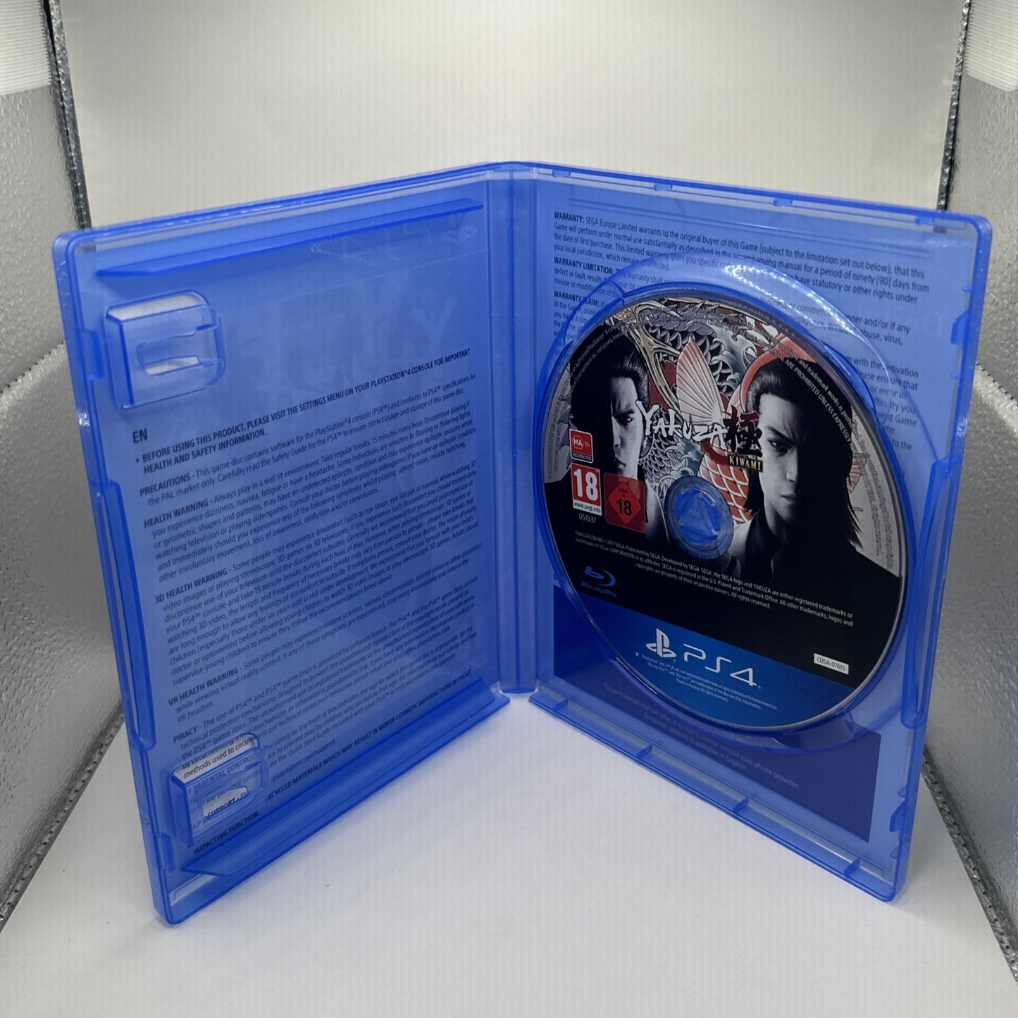 Yakuza Kiwami • Sony PlayStation 4 PS4 Game (2016) SEGA