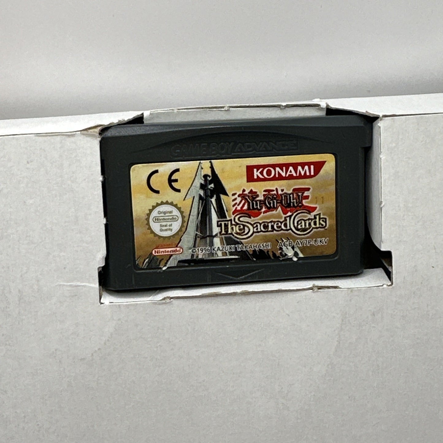 Yu-Gi-Oh The Sacred Cards • Nintendo Gameboy Advance GBA + Box + Manual • Boxed