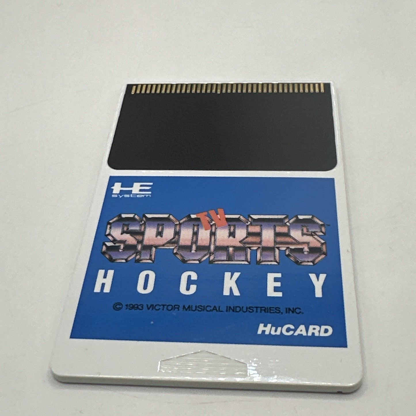 TV SPORTS HOCKEY • PC Engine Game + Manual (1993) Complete • Ice Hockey Hucard