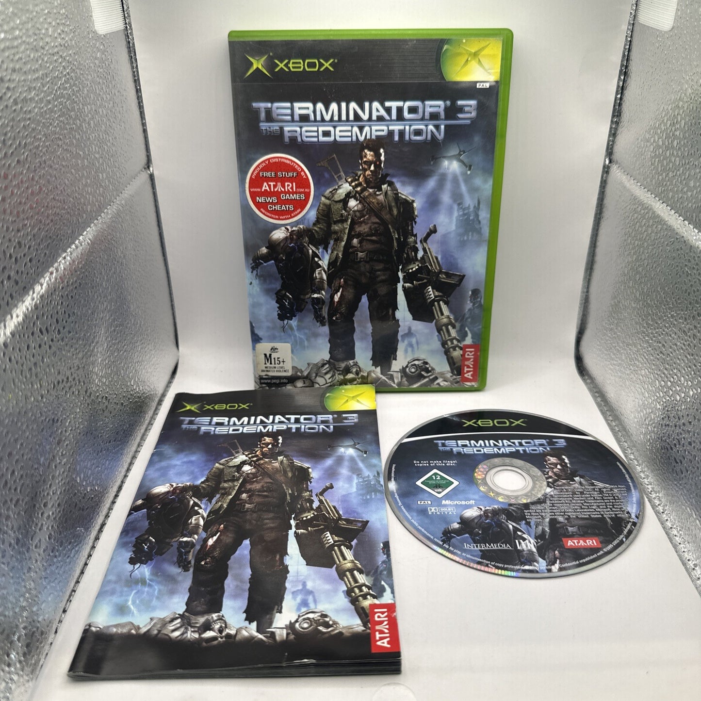 Terminator 3: The Redemption • Xbox Original Game + Manual (2004) PAL • Complete