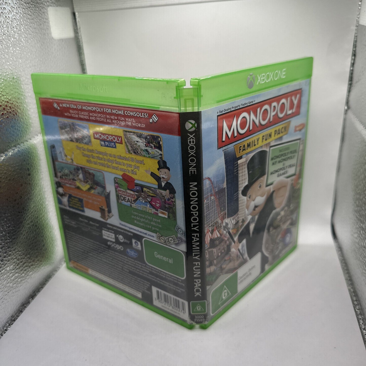 Monopoly Family Fun Pack • Xbox One Game + Manual (2014) PAL AUS • Complete CIB