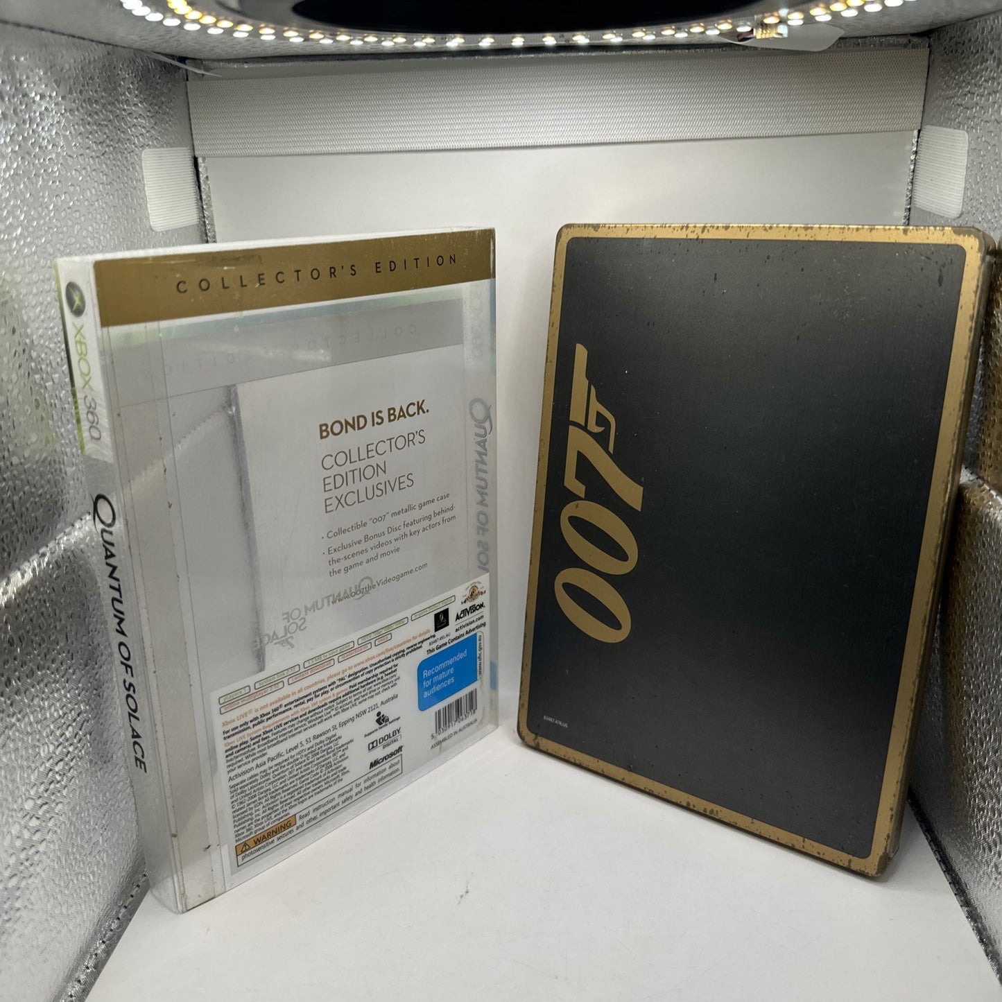 007 Quantum Of Solace Collector's Edition • Xbox 360 + Manual 2008 James Bond