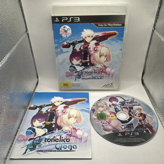 Ar Tonelico Qoga: Knell of Ar Ciel • PlayStation 3 PS3 Game + Manual (2011) AUS