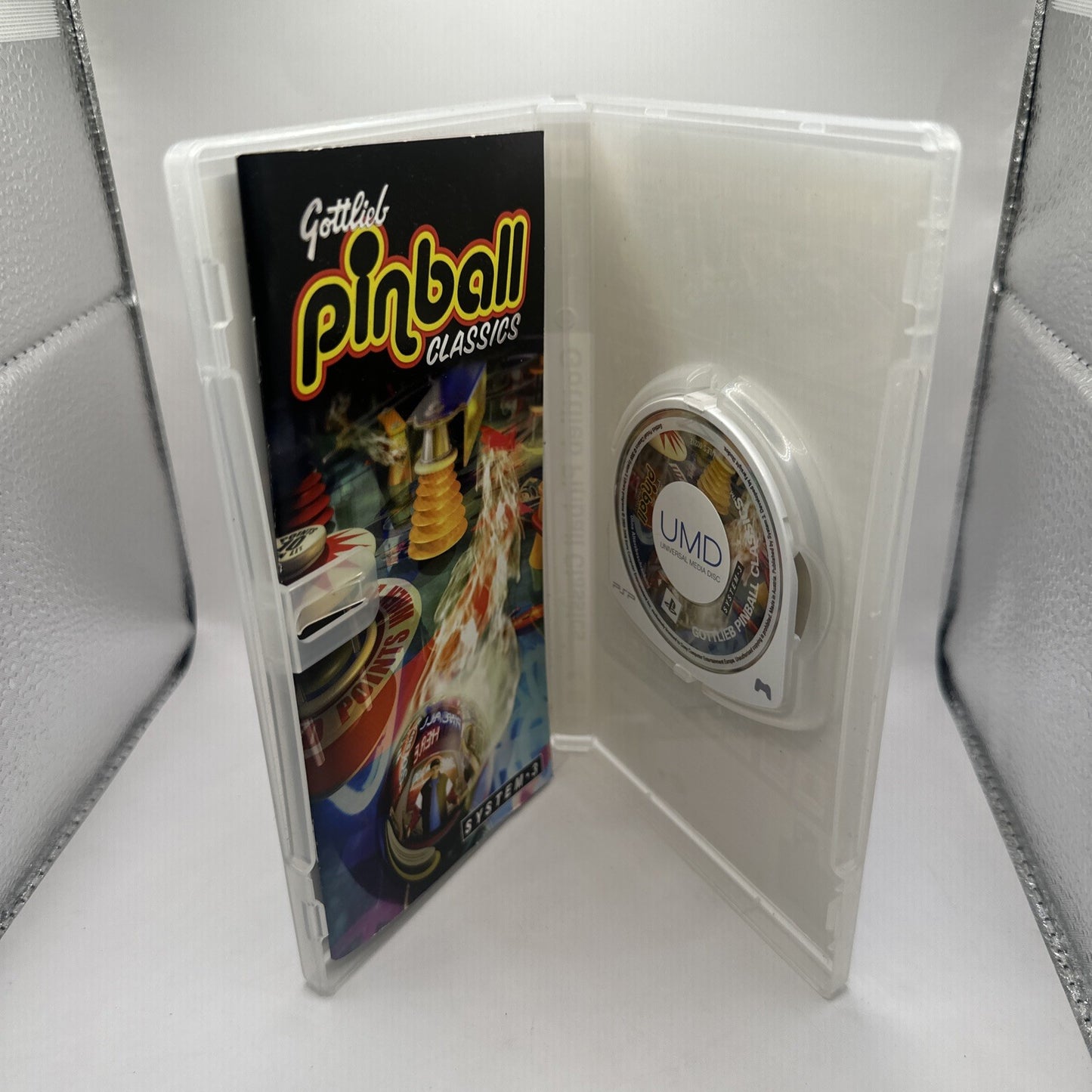 Gottlieb Pinball Classics • PlayStation Portable PSP Game + Manual Complete 2006