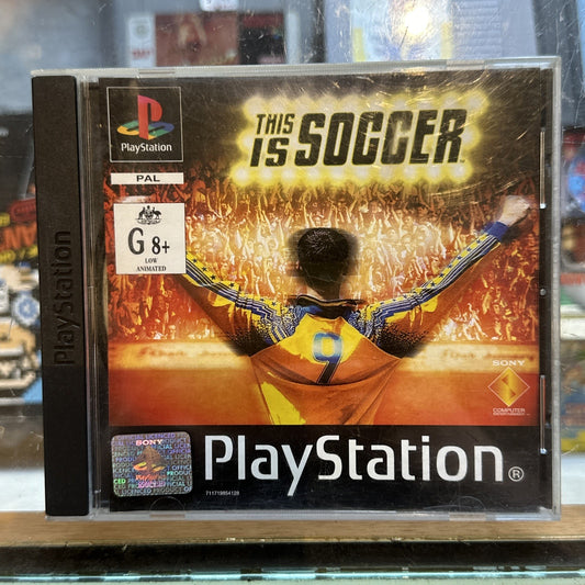 This is Soccer • Sony PlayStation 1 PS1 Game (1999) PAL AUS