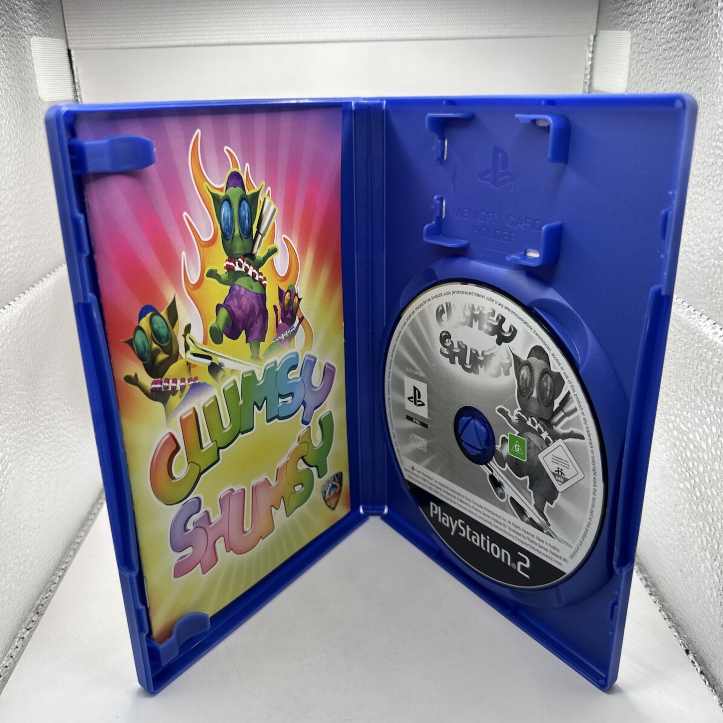 CLUMSY SHUMSY • PlayStation 2 PS2 + Manual (2006) PAL Complete • Phoenix Games