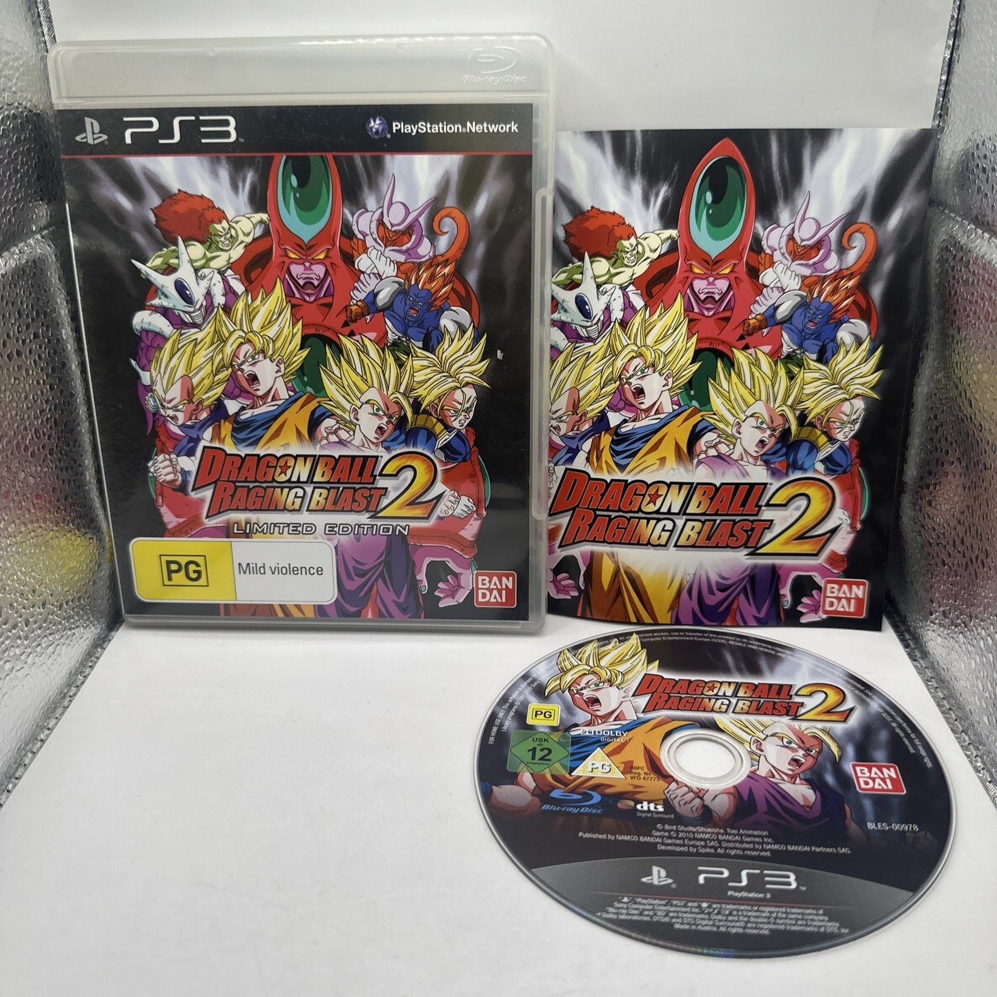 Dragon Ball Raging Blast 2 • PlayStation 3 PS3 Game + Manual Limited Edition AUS