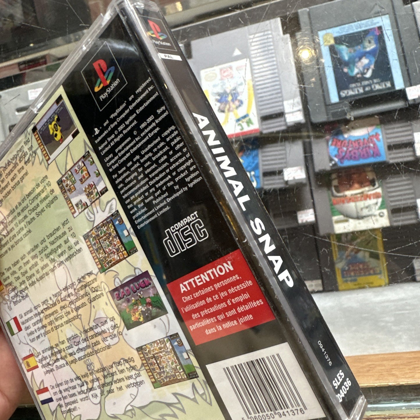 Animal Snap • Sony PlayStation 1 PS1 Game + Manual (2003) PAL • Complete • RARE!