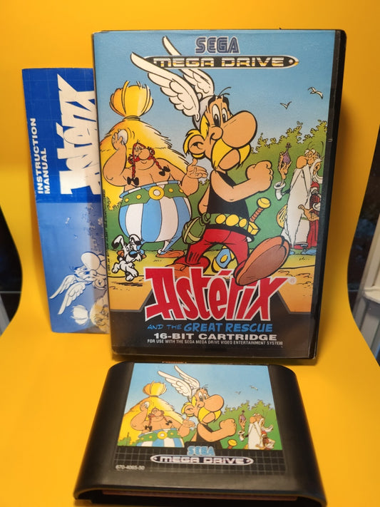 Asterix and the Great Rescue • Sega Mega Drive Game (1993) PAL • Complete