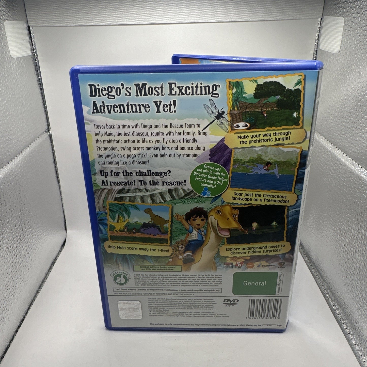 Go, Diego, Go! Great Dinosaur Rescue • PlayStation 2 PS2 + Manual 2008 Complete