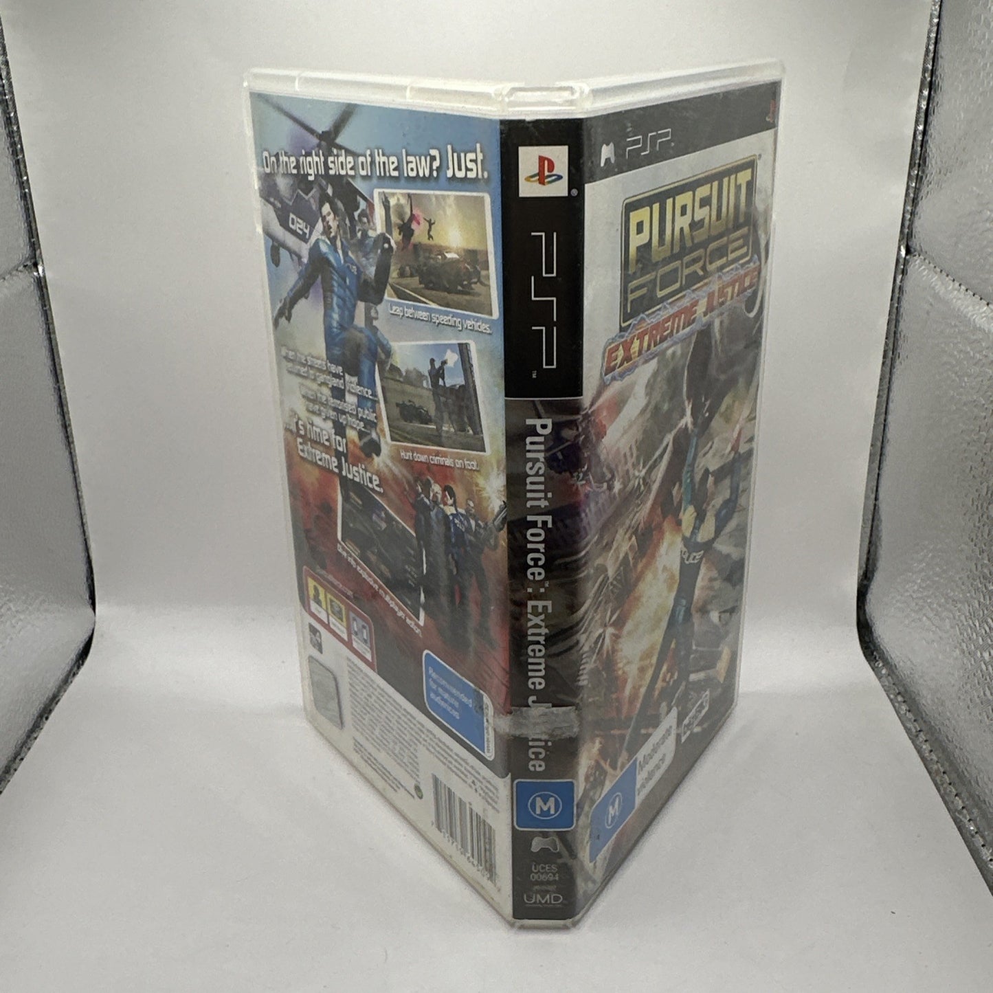 Pursuit Force: Extreme Justice • Playstation Portable PSP Game + Manual (2007)