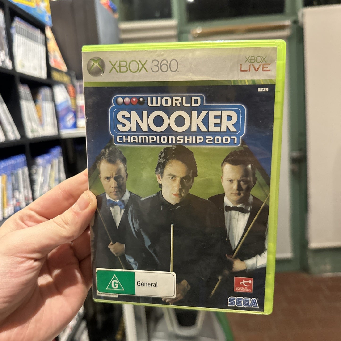 World Snooker Championship 2007 • Xbox 360 Game + Manual • SEGA • PAL