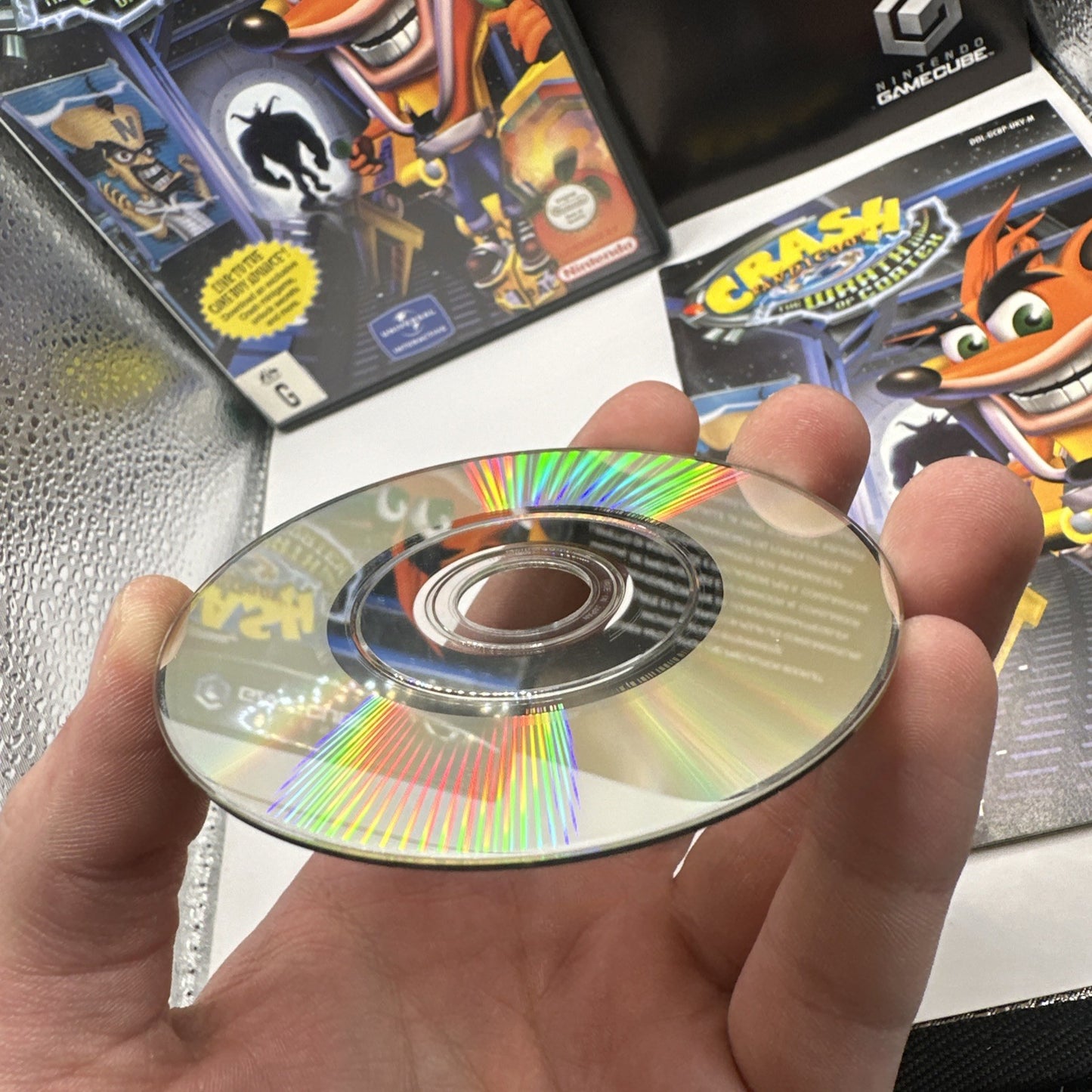 Crash Bandicoot The Wrath Of Cortex • Nintendo GameCube Game + Manual (2002) PAL