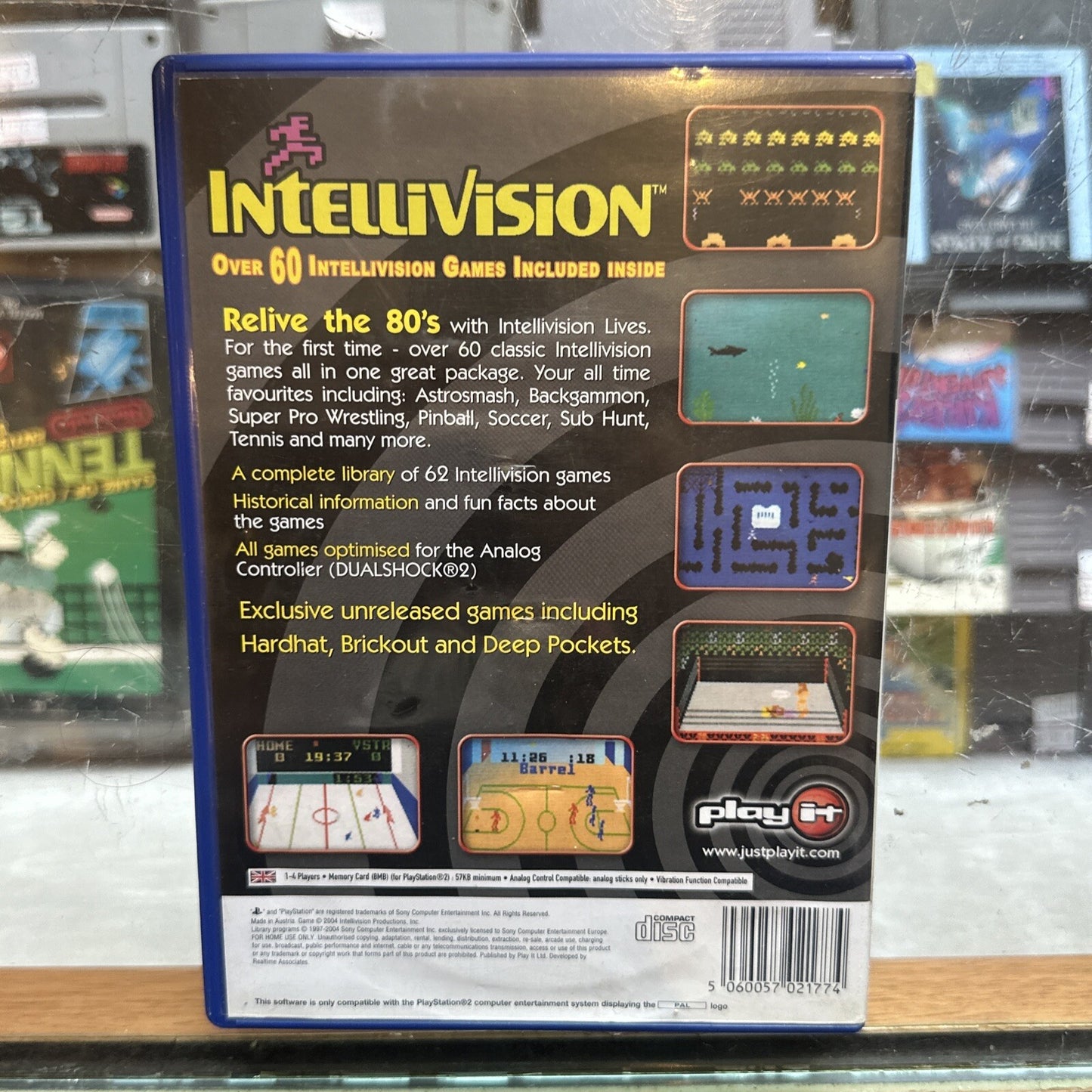 Intellivision Lives: History Of Video Gaming • PS2 Playstation 2 Game (2004) PAL