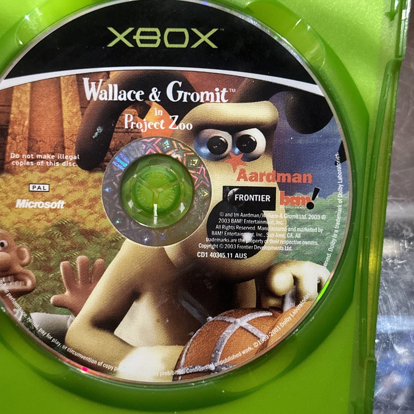 Wallace and Gromit In Project Zoo • Xbox Original Game + Manual (2003) PAL AUS