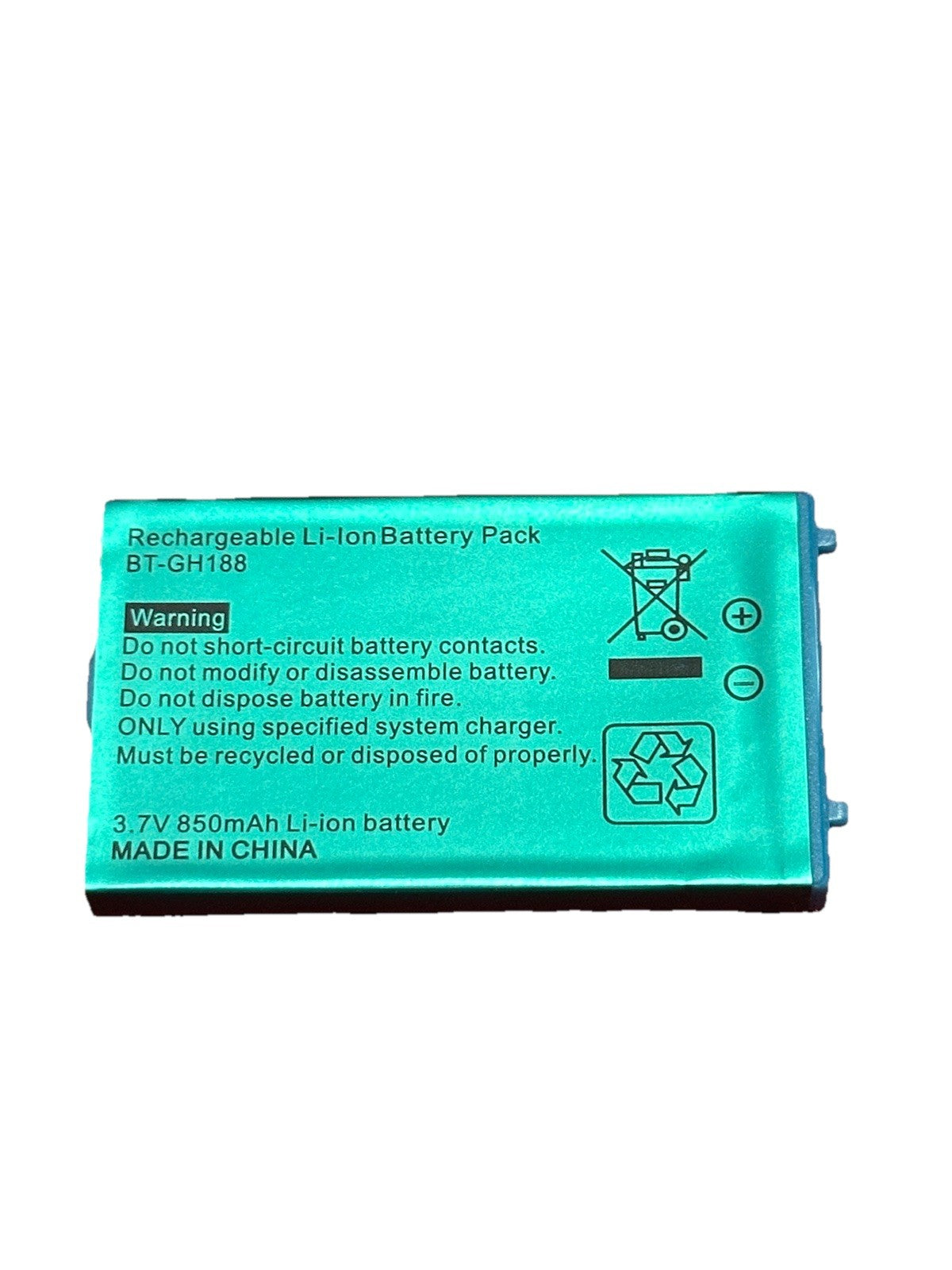 Gameboy Advance SP Battery Pack Rechargeable 850mAh For Nintendo Game Boy GBA