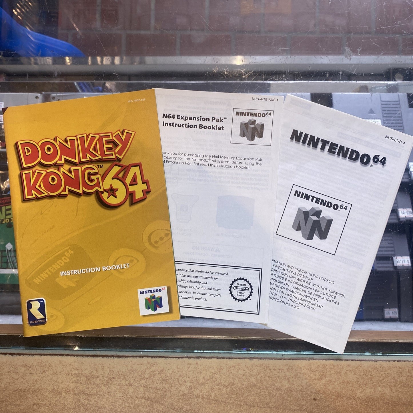 Donkey Kong 64 Nintendo 64 N64 Game In Box + Manual PAL (1999) Boxed VGC!!!