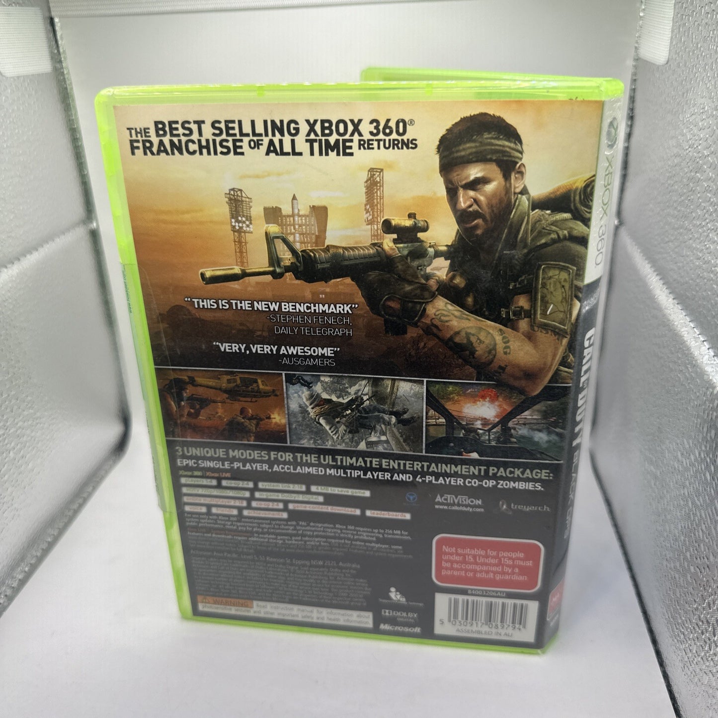 Call Of Duty: Black Ops • Xbox 360 Game + Manual (2010) AUS PAL • Complete • COD