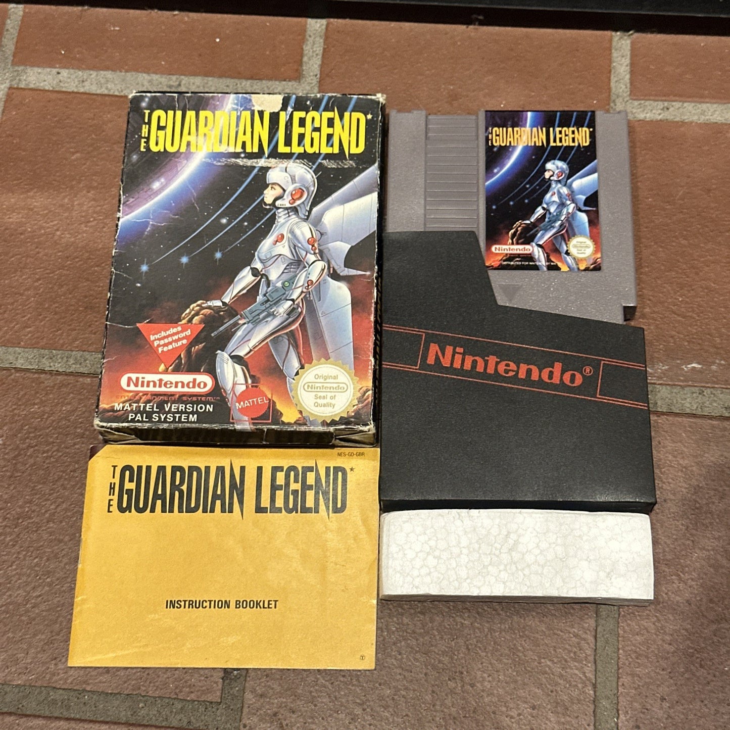 The Guardian Legend • Nintendo NES Game In Box + Manual PAL 1988 Boxed Complete