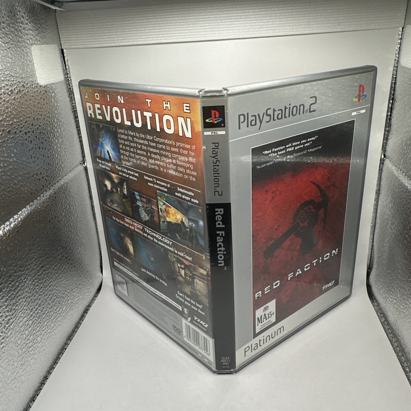 Red Faction • PlayStation 2 PS2 Game + Manual (2001) PAL AUS Complete CIB • THQ