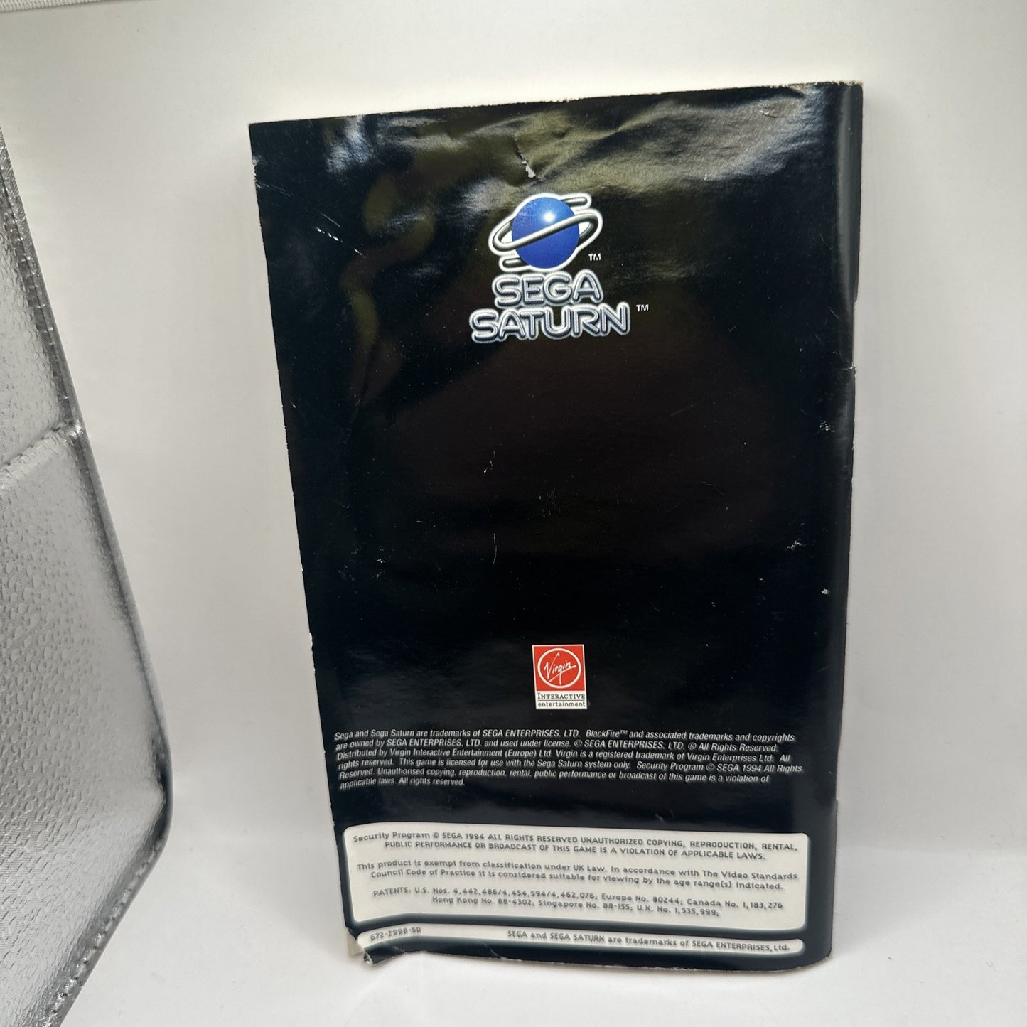 Black Fire • Sega Saturn Game + Manual (1995) PAL • Complete • Combat Flight Sim