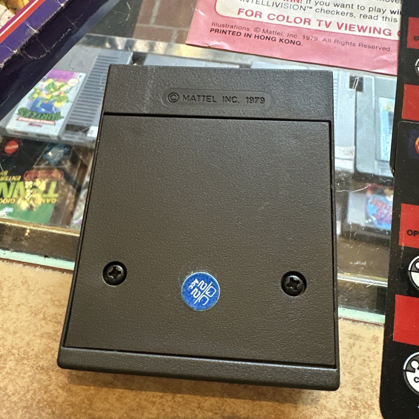 Draughts (Checkers) Intellivision Game + Manual & Overlays (1979) Boxed Complete